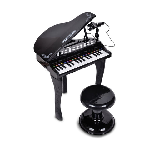 Bontempi Electronic Grand Piano 32-Key With Microphone Stool Light Effects