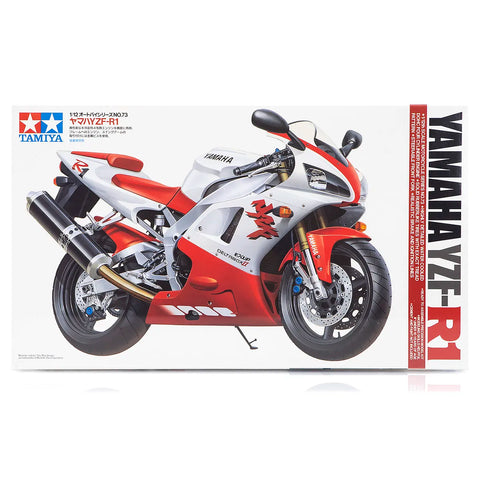 Tamiya 1/12 Yamaha YZF-R1 Super Sports Motorcycle Scaled Plastic Model Kit