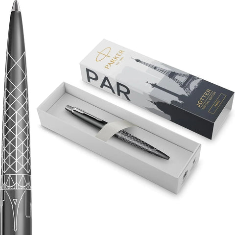 Parker Jotter Special Edition Global Icons Ballpoint Pen Gift Box (Paris Grey)