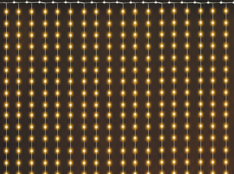 Laser Wi-Fi Curtain Light – RGB 400 LEDs (White)
