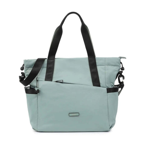 Hedgren Galactic Shoulder Tote Bag Water Repellent Polyester Green Milieu