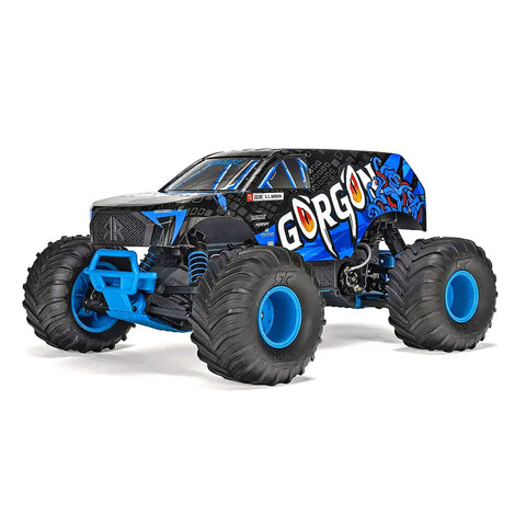 ARRMA GORGON Mega 550 RC Monster Truck Electric 2WD 1/10 Scale RTR (Blue)