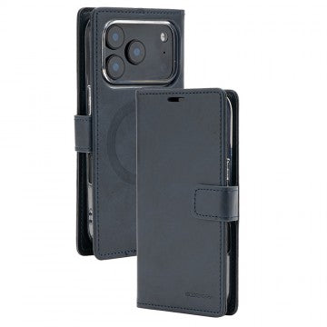 Goospery Bluemoon Diary for iPhone 17 Pro - Navy, Magsafe