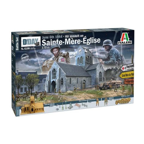 Italeri 1/72 D-Day 80th Anniversary Battle of Normandy Sainte-Mere-Eglise 6 June 1944