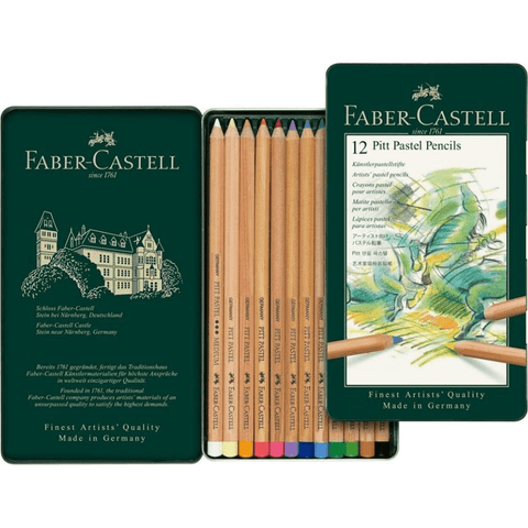 Faber-Castell Polychromos Artist Colour Colouring Pencils [Tin 12]