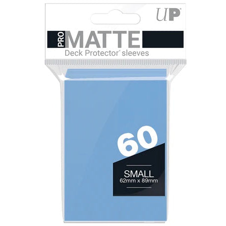 Ultra Pro: UP84270 PRO-Matte 60ct Small Deck Protector sleeves (Light Blue)