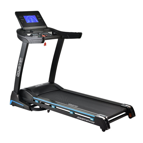 Powertrain V1200 Treadmill with Shock-Absorbing System Exercise Cardio Running Home Gym