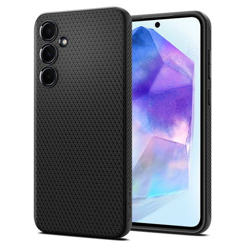 Spigen Samsung Galaxy A55 5G Liquid Air Case (Black)