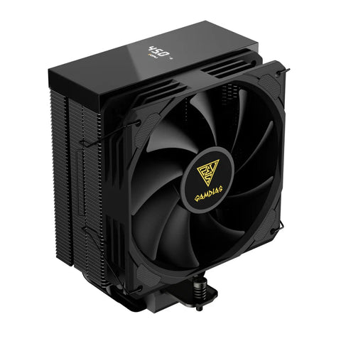 Gamdias BOREAS E2-41D CPU Air Cooler Digital Display PWM Fan (Black)