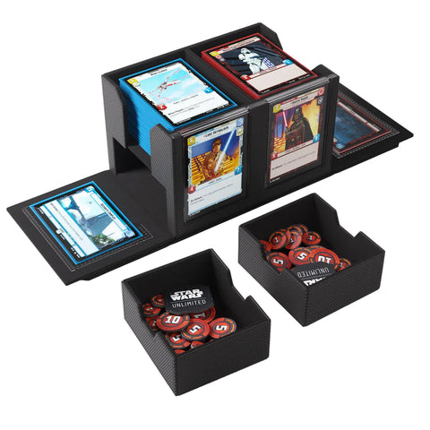 Gamegenic Star Wars Unlimited Double Deck Pod (Black)