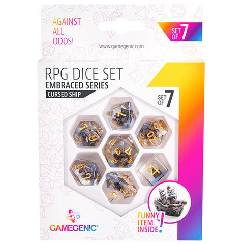 Gamegenic Embraced Series - Cursed Ship - RPG Dice Set 7pcs
