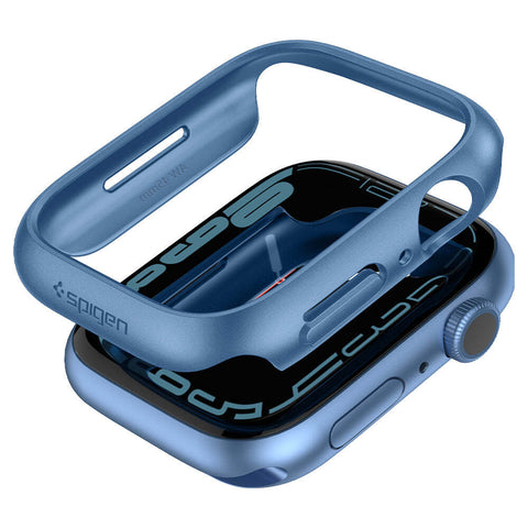 Spigen Apple Watch 9/8/7 45mm Thin Fit Case (Blue)
