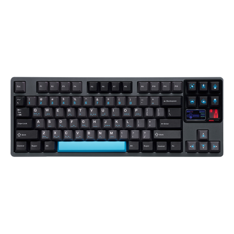 Qwertykeys QK80Mk2 Prebuilt Wireless Mechanical Keyboard (Anodized Grey)