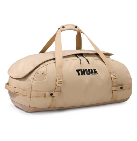 Thule Chasm 70L Duffel Overnight Bag Convertible Backpack Duffle in Gentle Beige
