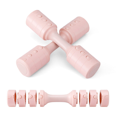 Everfit 2x2.5kg Adjustable Dumbbell Set Weights Set 4-in-1 Home Gym Workout