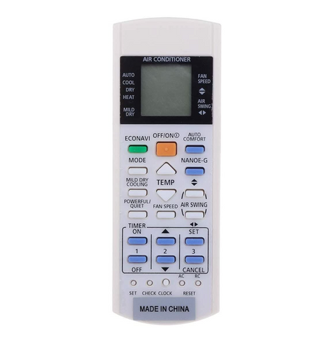 Tavice Panasonic Compatible Air Conditioner Remote ECONAVI Inverter NANOE-G for A75C3300 A75C3706 A75C3208 A75C3708