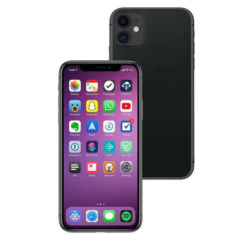 Apple iPhone 11 128GB (Black) [~Refurbished: Very good]