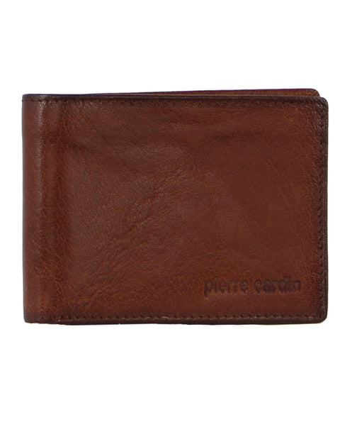 Pierre Cardin Men's Leather Bi-Fold RFID Protected Wallet 11cm Tan