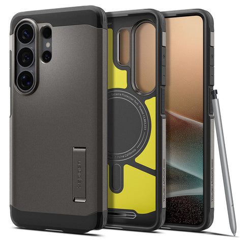 Spigen Galaxy S26 Ultra Tough Armor (MagFit) Case (Gunmetal)