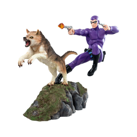The Phantom Phantom and Devil Purple Suit Collectable Action Figure Statue