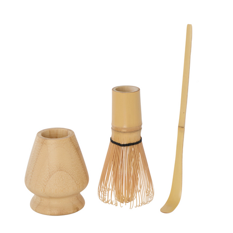 Leaf & Bean Ginza 3 Piece Matcha Whisk Set
