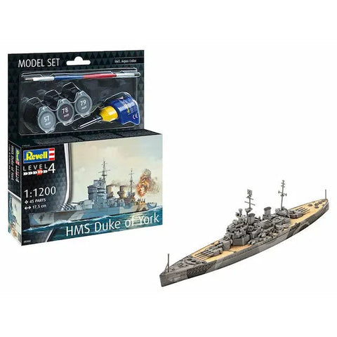 Revell 1/1200 Model Set Battleship HMS Duke of York