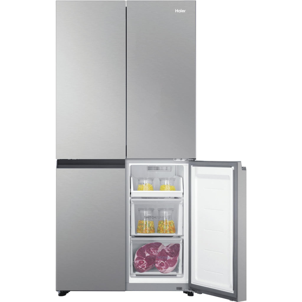 Haier HRF530YS 463L Quad Door Fridge (Satina) JB HiFi