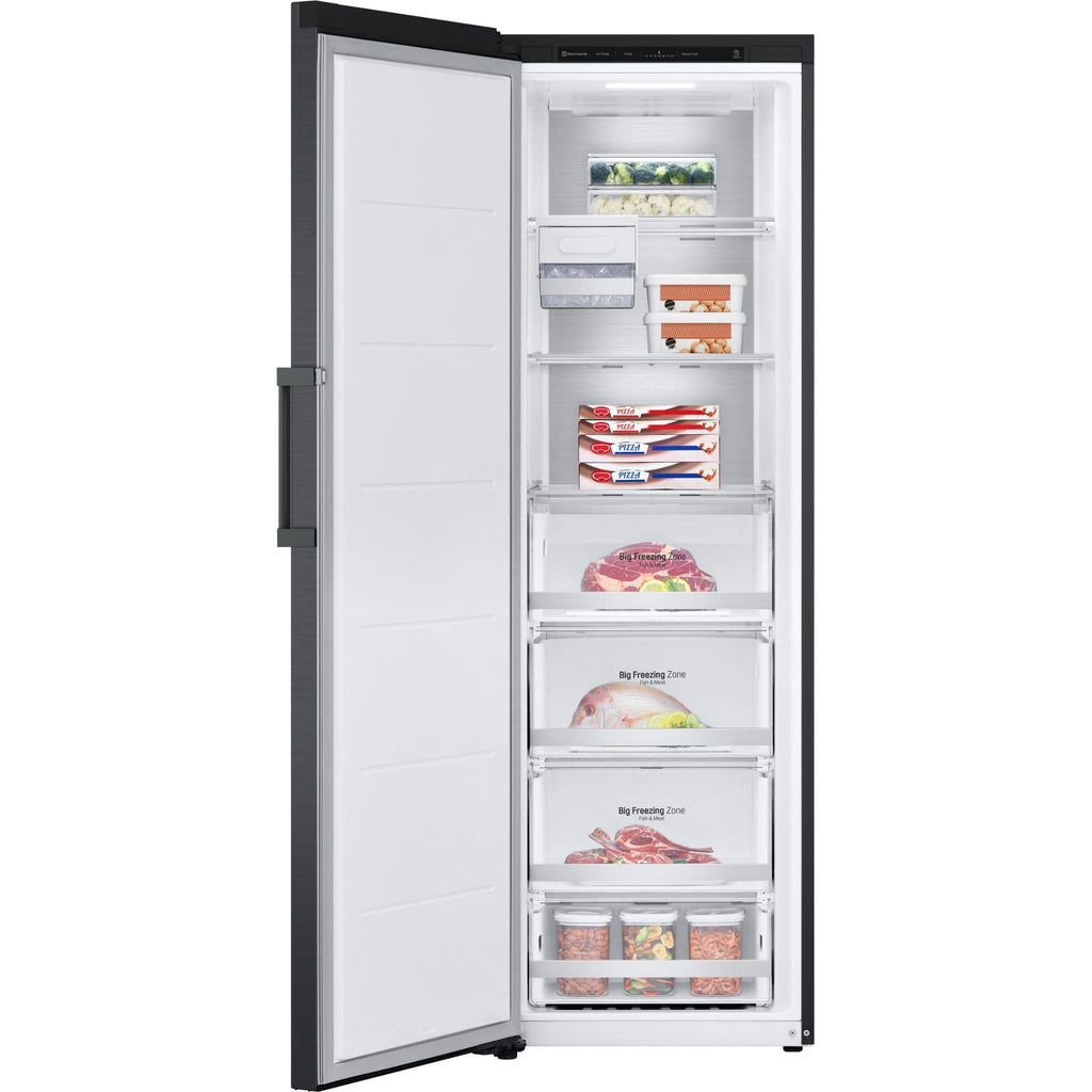 LG GPF324MBL 324L Upright Freezer (Matte Black) JB HiFi
