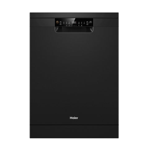 Haier HDW15F2B1 15-Place Setting Freestanding Dishwasher (Black)