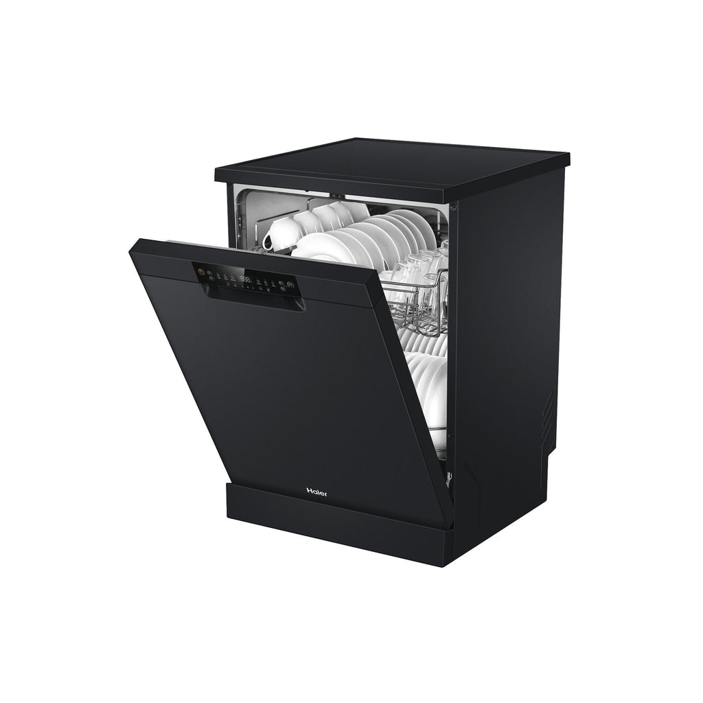 Haier HDW15F2B1 15Place Setting Freestanding Dishwasher (Black) JB HiFi