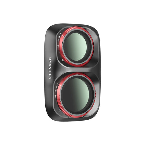 Freewell VND 3-7 Stops (Mist Edition) Filter for DJI Osmo Pocket 4P / Xtra Muse 2 Pro (Black)