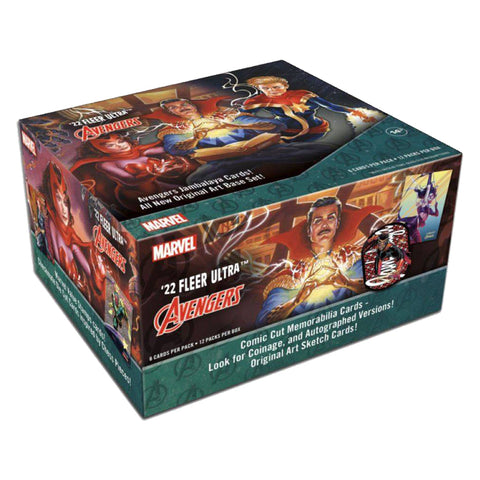 Upper Deck Entertainment Upper Deck Marvel Comics 2022 Fleer Ultra Avengers Trading Cards Display