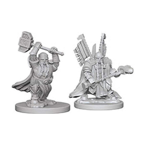Wizkids Dungeons & Dragons D&D Nolzur's Marvelous Unpainted Minis Dwarf Male Paladin