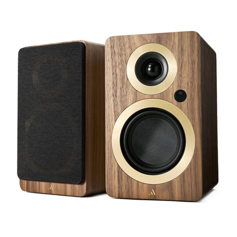 Argon Audio FORTE Walnut A4 WiFi Bookshelf Speakers