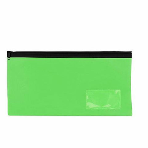 Celco Bright Pencil Case w/ 1 Zip (Lime Green) - Medium