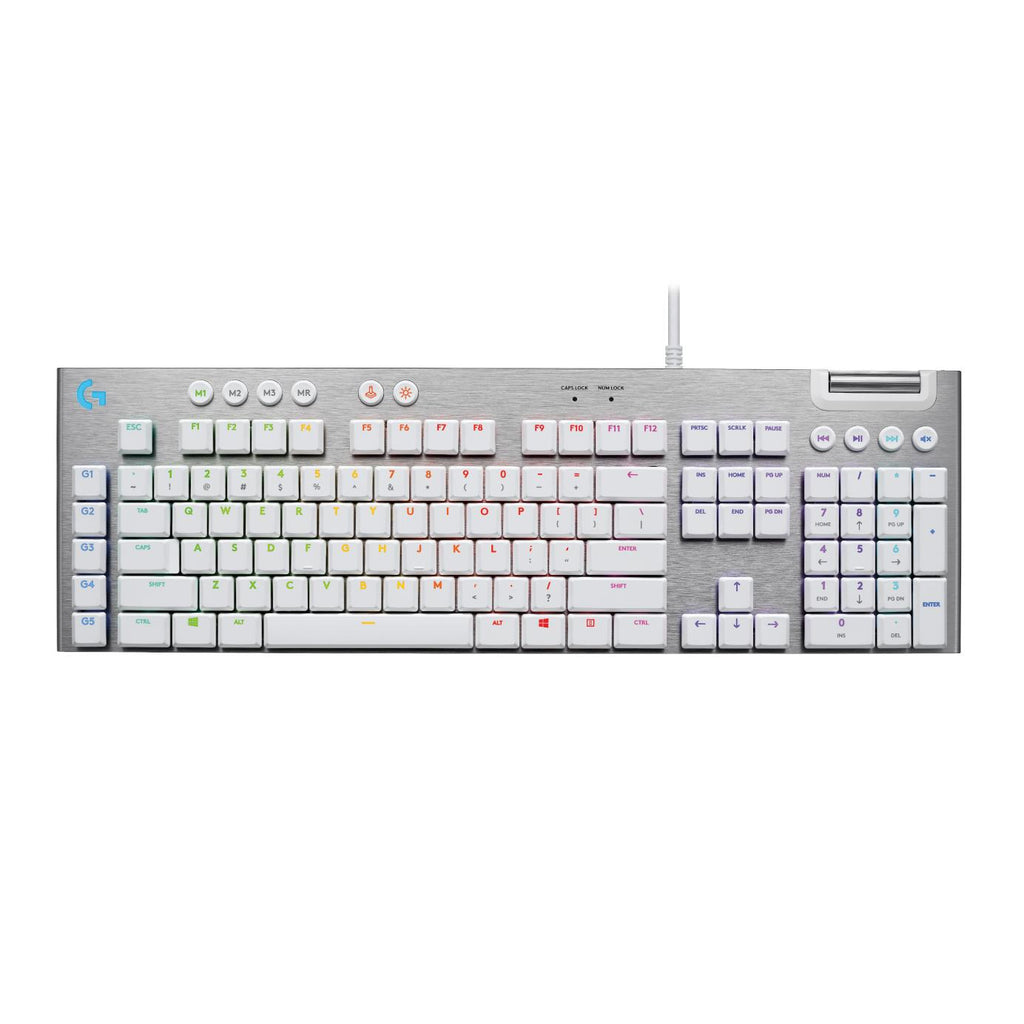 Logitech G815 LIGHTSYNC RGB Mechanical Gaming Keyboard (White) GL