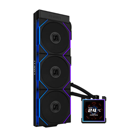 Lian Li Hydroshift II 360 TL Flex Wireless RGB Black Liquid CPU Cooler with Controller (GHS2LCDS36TFB)