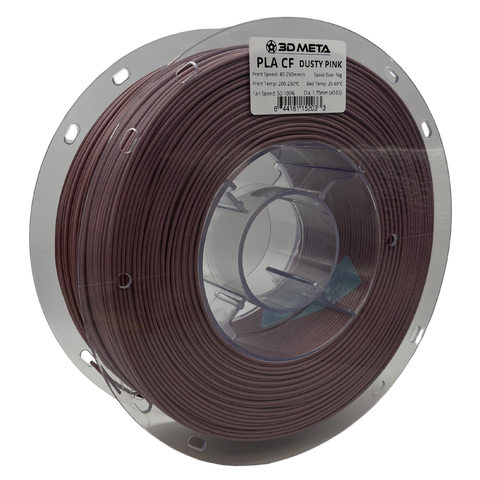3D META Carbon Fibre PLA 3D Printing Filament - Dusty Pink