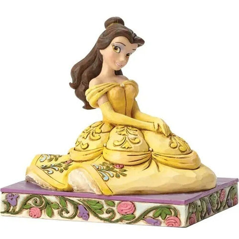 Jim Shore Disney Traditions - Beauty and The Beast Belle - Be Kind Personality Pose
