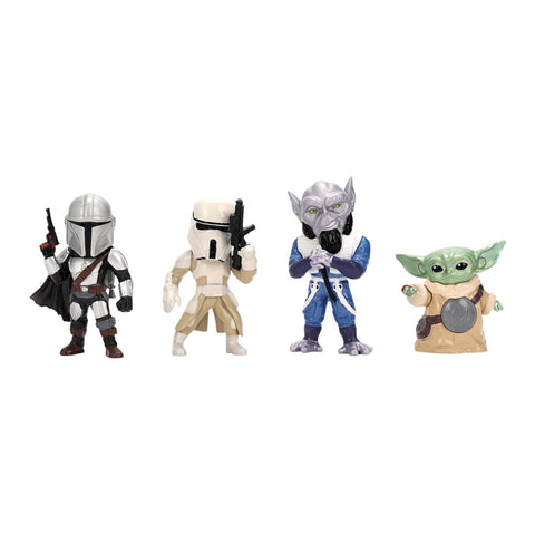 Jada Star Wars The Mandalorian & Grogu 2026 2.5" Metalfigs Diecast Figure 4-Pack