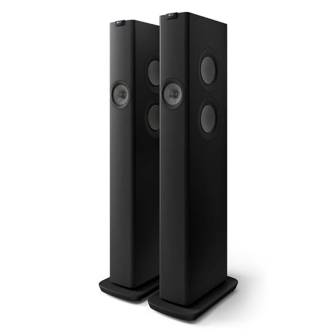 KEF LS60 Wireless Hifi Speakers Pair (Carbon Black)
