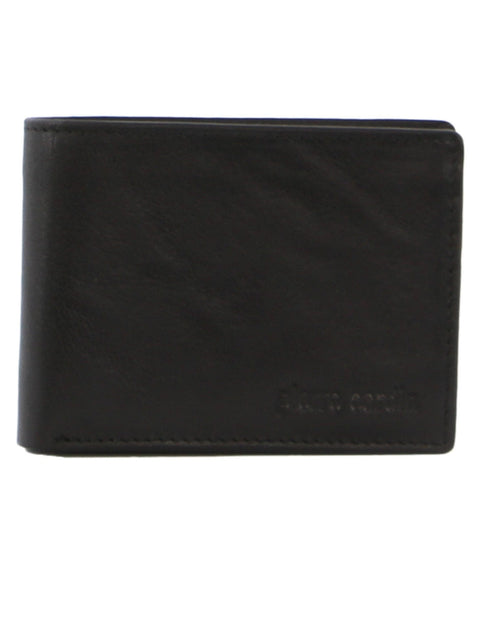 Pierre Cardin Men's Leather Bi-Fold RFID Protected Wallet 11cm Black