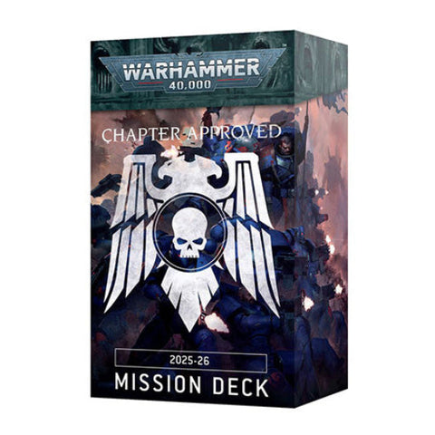Games Workshop Warhammer 40K Chapter Approved 2025-2026 Mission Deck