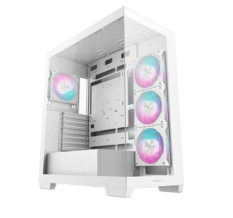 DeepCool CG580 4F WH Panoramic ATX Mid-Tower Case (White)