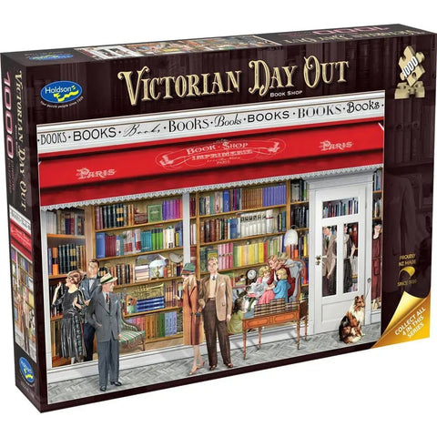 Holdson 1000pc Victorian Day Out Book Shop Puzzle