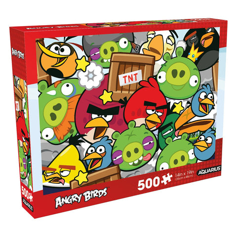 Aquarius 500pc Angry Birds Collage Jigsaw Puzzle Kids/Children Game 35x48cm
