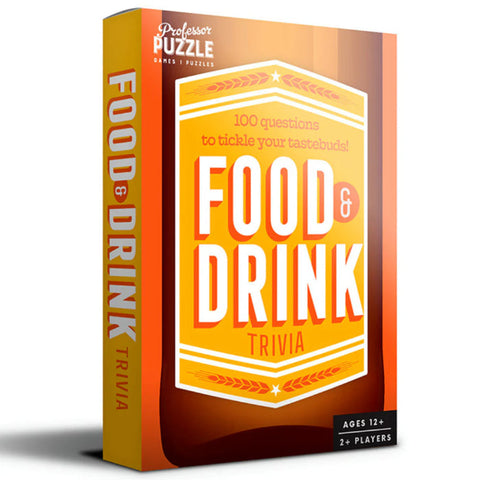 Professor Puzzle Food and Drink Mini Trivia