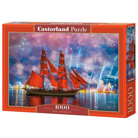 Castorland 1000-Pieces Red Frigate Puzzle