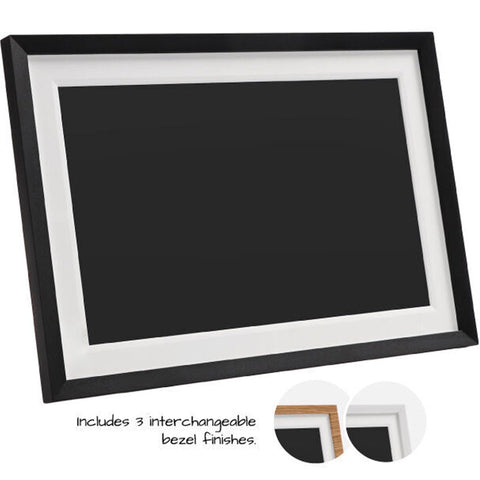 Nivo Frameo 10.1" FHD Smart WiFi Digital Photo Video Frame 3 Interchangeable Bezel Finishes