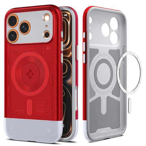 Spigen Apple iPhone 17 Pro Classic C1 (MagFit) Case (Ruby)